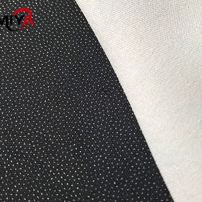 60 اينچ نرم و ابريشمي دست احساس PA PES بافت شده فيوزبل Interlining